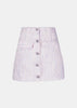 Lilac Boucle Mini Skirt