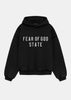 Black Heavy Fleece Hoodie