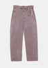 Mauve High Waisted Curved Pants