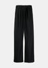 Anthracite Grey Belted Cropped Pants