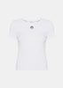 White Crescent Moon Organic-Cotton T-Shirt