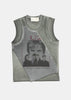 Grey Remake Graphic Tank Top