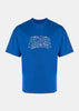 Blue Logo-Patch T-Shirt