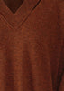 Brown Long Sleeve Knit Top