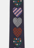 Purple Heart Pattern Tie