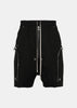 Black Bauhaus Bela Poplin Shorts