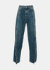 Blue Evergreen Banana Jeans