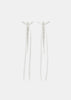Pearl Bow Ribbon Drip Earrings