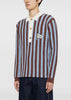 Blue Striped Comfort Polo Shirt