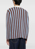 Blue Striped Comfort Polo Shirt
