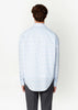 Blue Heart-Print Long-Sleeve Shirt
