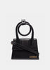 Black 'Le Chiquito Noeud' Coiled Bag