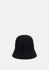 Black Knitted Bucket Hat