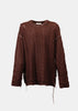 Brown Cashmere Bulky Roving Jumper