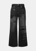 Faded Black Totem Laser Jeans