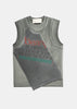 Grey Remake Graphic Tank Top