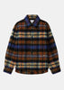 Brown Checked Shirt Jacket