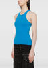 Blue Moon-Embroidered Ribbed Tank Top