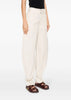 White Belted Trousers