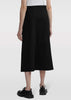 Black Flare Skirt With Gusset