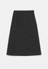 Dark Grey Lison Midi Skirt