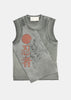 Grey Remake Graphic Tank Top