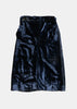 Blue Velvet Skirt