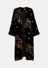 Black Floral Robe