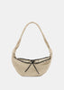 Light Beige Croissant Flit Bag