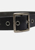 Black Classic Leather Belt