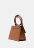 Light Brown 'Le Chiquito Noeud' Coiled Bag