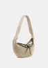 Light Beige Croissant Flit Bag