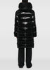 Black Hooded Puffer Coat