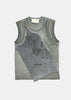 Grey Remake Graphic Tank Top