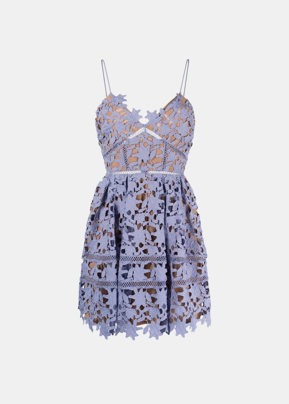Lilac Azaelea Lace Mini Dress LEISURE CENTER