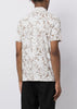White/Khaki Mock Neck T-Shirt