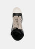 Black/Pearl Jumbolaced High Top Sneakers