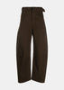 Espresso Twisted Belted Pants