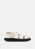 Ivory Fisherman Leather Sandals