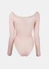 Pink Semi-Sheer Bodysuit