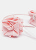 Pink Roses Moire Headband