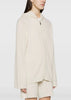 Cream White Zipped Cable-Knit Cardigan