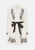 Cream Floral Shirt Mini Dress