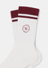 White SRHWC Socks