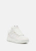 White MA-1 Leather-Trim Mesh Sneakers