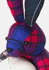 Blue Check Stuffed Toy Head Cover For Fairway Wood