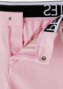 Pink Herringbone Shorts