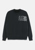 Black Numbers-Motif Sweatshirt