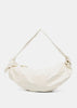 Light Cream Large Soft Croissant bag