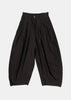 Black Cocoon Shaped Pants